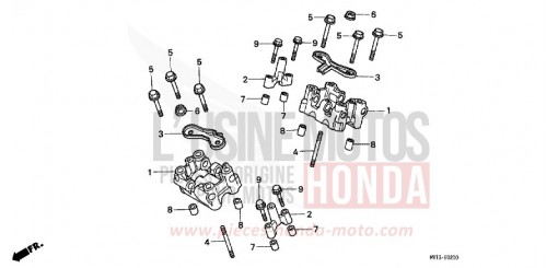SUPPORT L'ARBRE A CAMES VT600CP de 1993